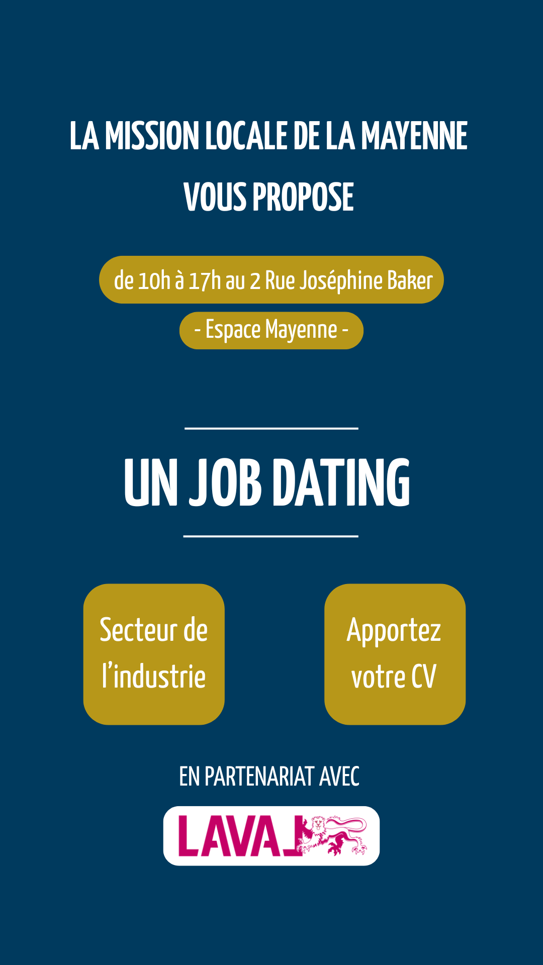 Story Instagram job dating